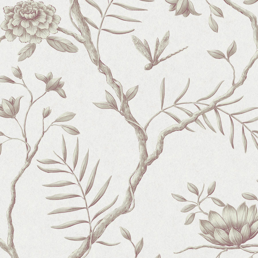 Lewis and Wood Tapet Jasper Peony Juniper