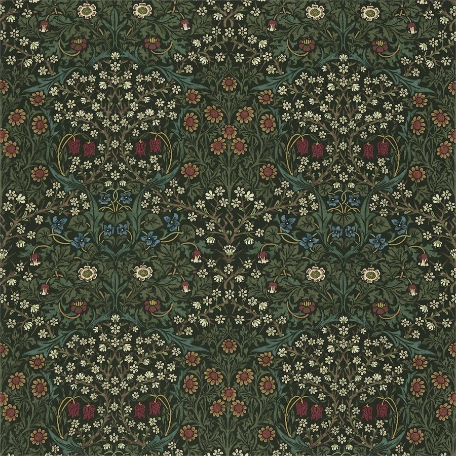 Morris and Co Tyg Blackthorn Green
