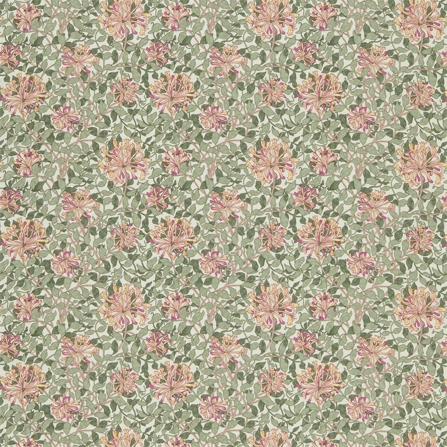 Morris and Co Tyg Honeysuckle Chalk Yellow