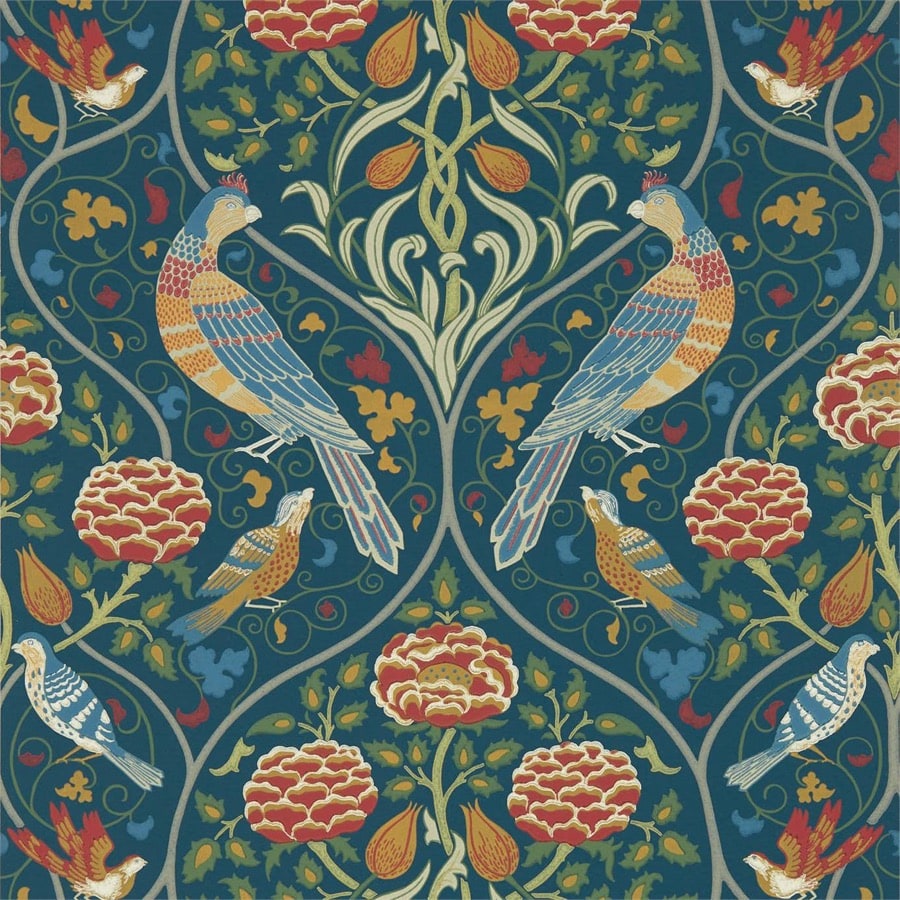 Morris and Co Tapet Seasons By May Indigo