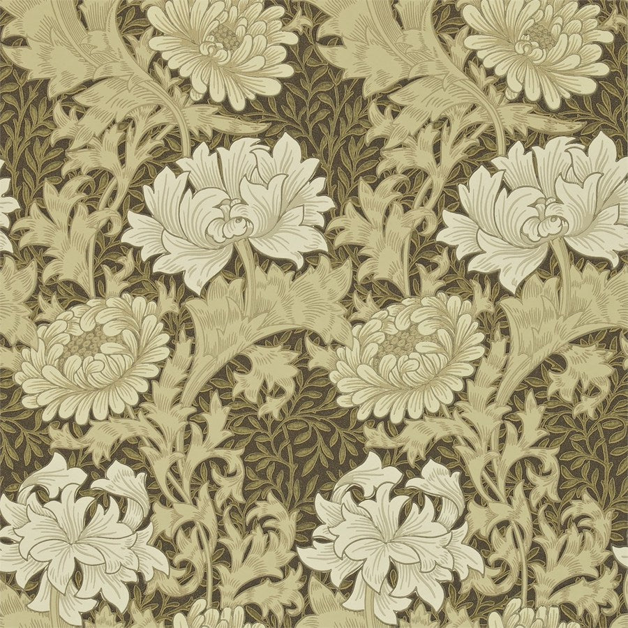 Morris and Co Tapet Chrysanthemum Bullrush
