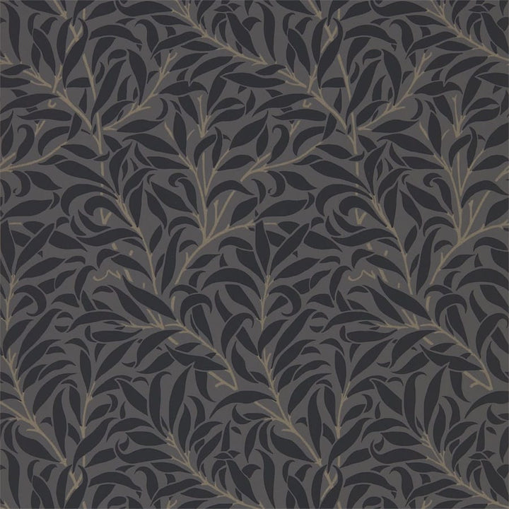 Morris and Co Tapet Pure Willow Bough Charcoal Black