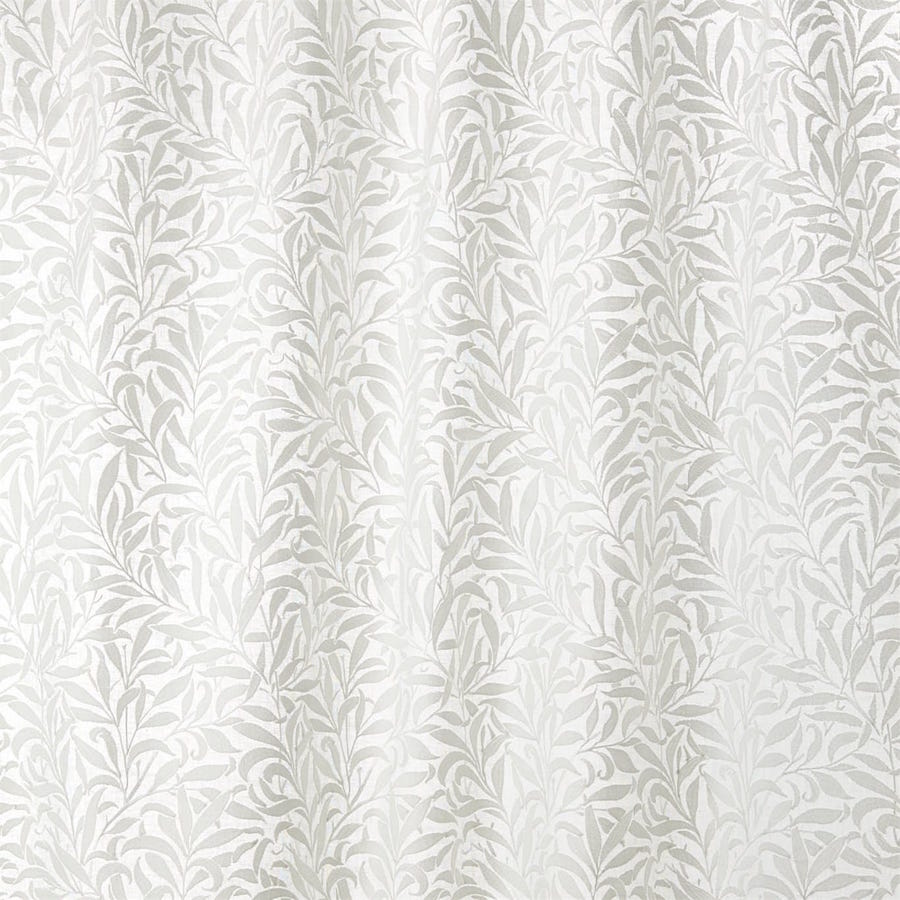 Morris and Co Tyg Pure Willow Bough Embroidery Paper White