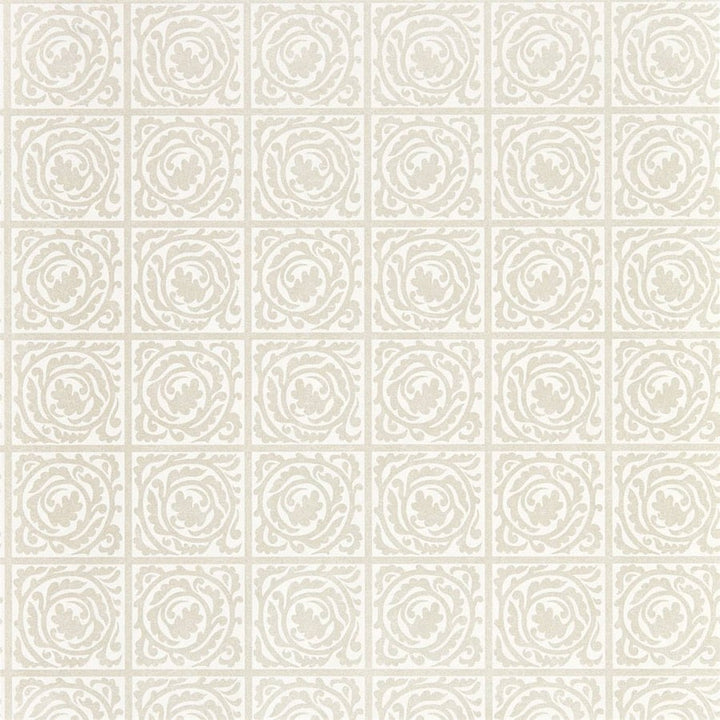 Morris and Co Tapet Pure Scroll White Clover