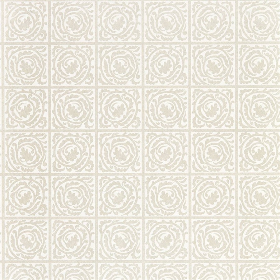 Lataa kuva Galleria-katseluun, Morris and Co Tapet Pure Scroll White Clover
