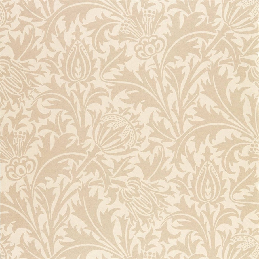 Morris and Co Tapet Pure Thistle Linen