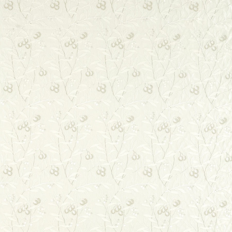 Lataa kuva Galleria-katseluun, Morris and Co Tyg Pure Arbutus Embroidery White Clover
