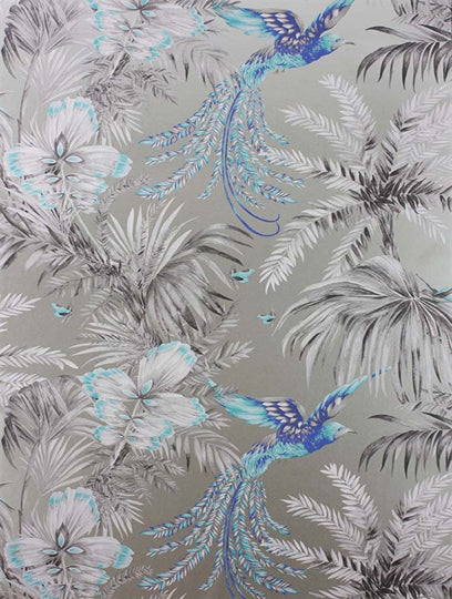 Lataa kuva Galleria-katseluun, Osborne and Little Tapet Birds Of Paradise Turquoise
