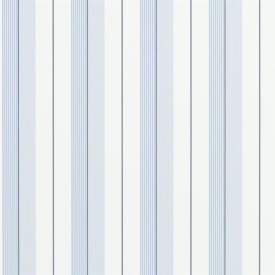 Ralph Lauren Home Tapet Aiden Stripe Blue Navy White