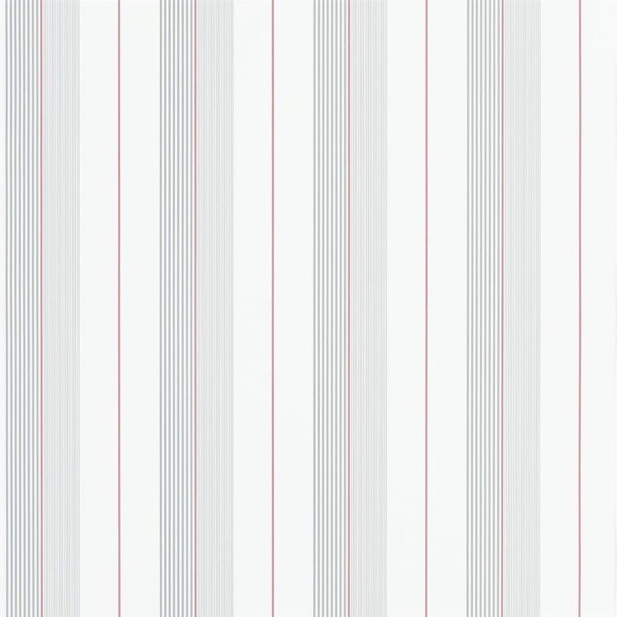 Ralph Lauren Home Tapet Aiden Stripe Granite Red