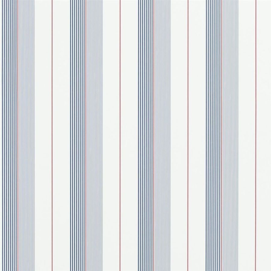 Ralph Lauren Home Tapet Aiden Stripe Navy Red White
