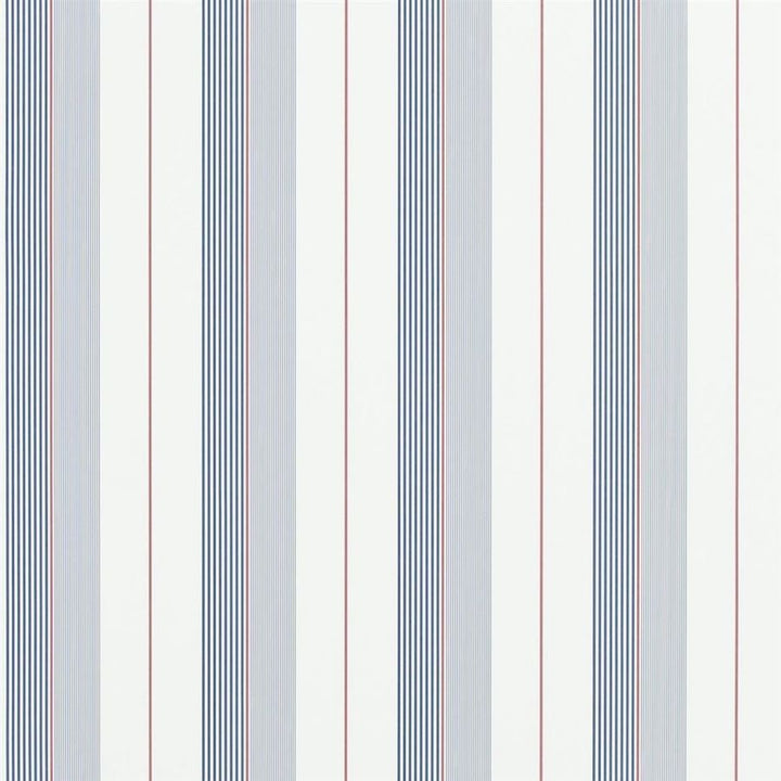 Ralph Lauren Home Tapet Aiden Stripe Navy Red White