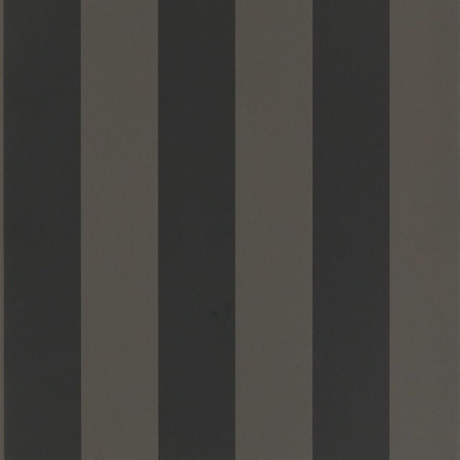 Lataa kuva Galleria-katseluun, Ralph Lauren Home Tapet Spalding Stripe Black Black
