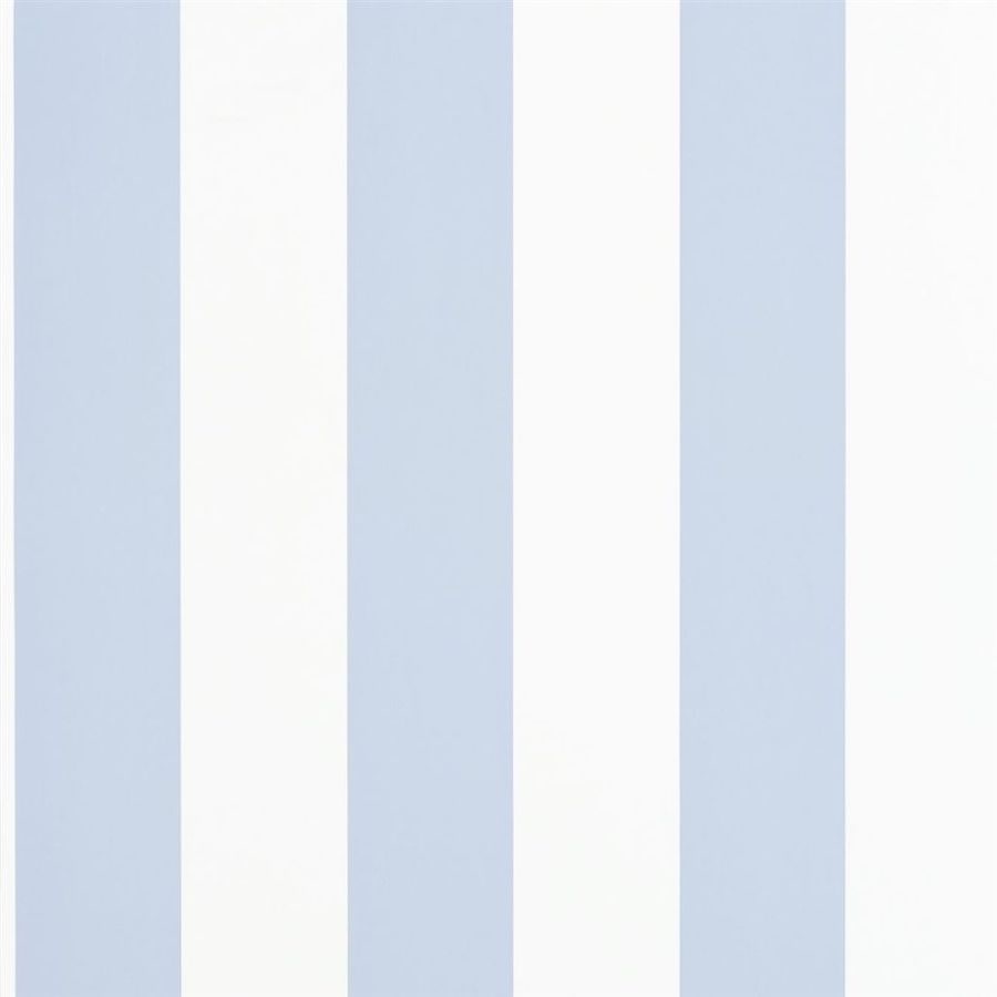 Lataa kuva Galleria-katseluun, Ralph Lauren Home Tapet Spalding Stripe Blue White
