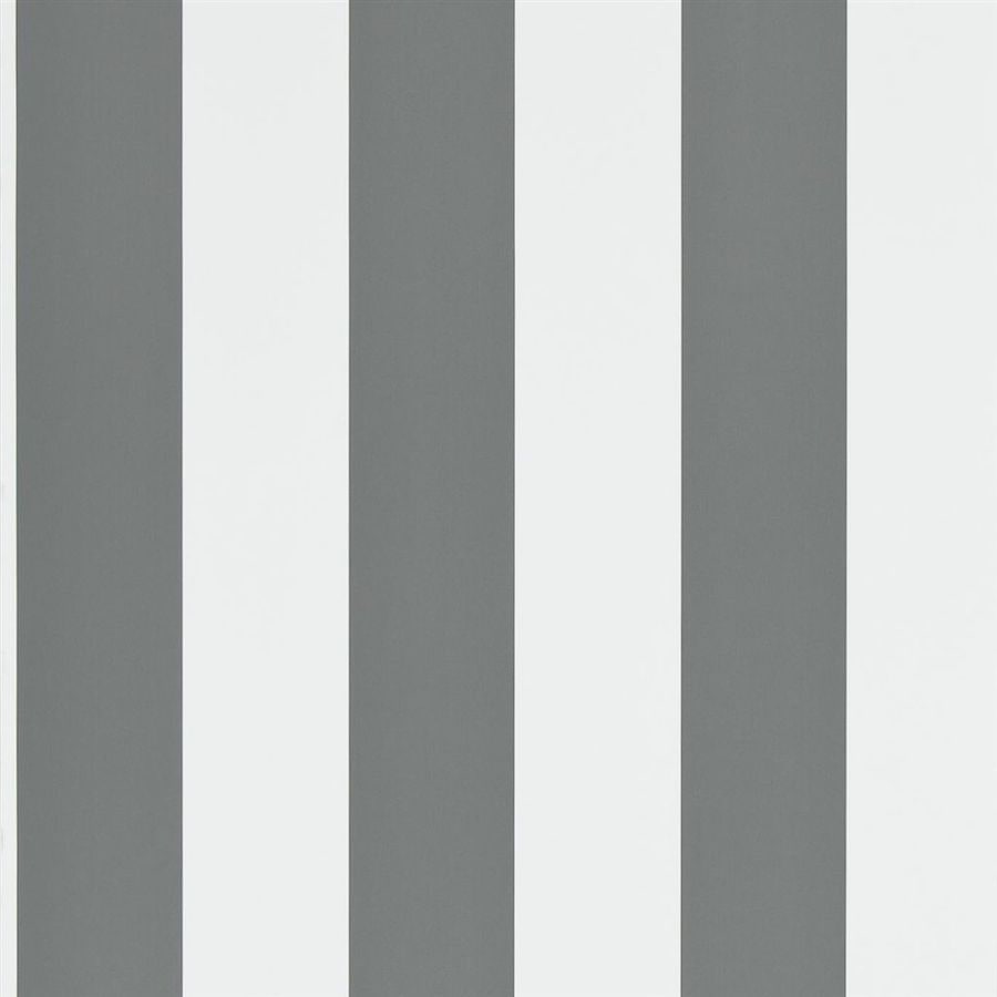 Lataa kuva Galleria-katseluun, Ralph Lauren Home Tapet Spalding Stripe Grey White
