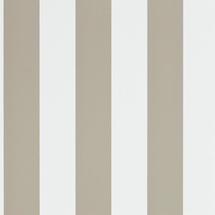 Lataa kuva Galleria-katseluun, Ralph Lauren Home Tapet Spalding Stripe Sand White
