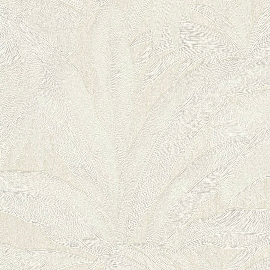 Versace Home Tapet Giungla Leaves White