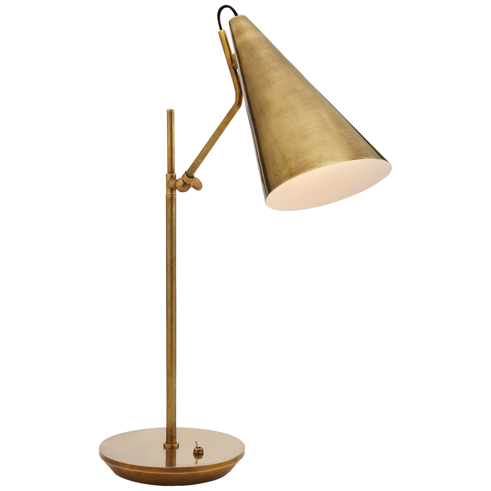 Clemente Table Lamp in Hand-Rubbed Antique Brass 