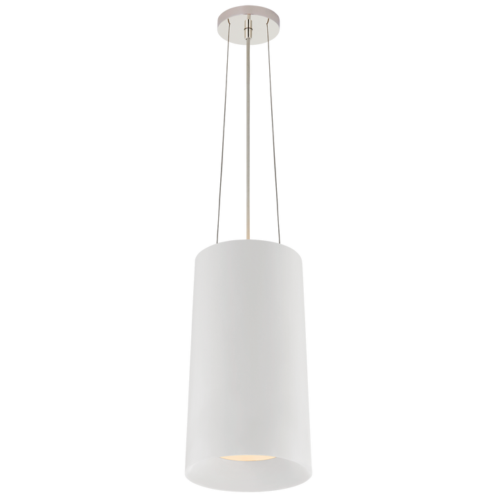 Halo Tall Hanging Shade in Matte White