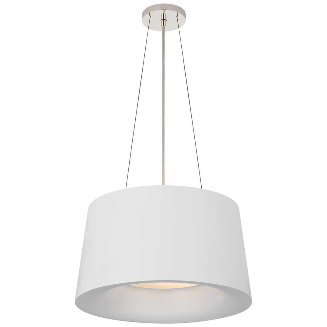 Halo Small Hanging Shade in Matte White