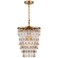 Mia Small Chandelier in Clear Glass