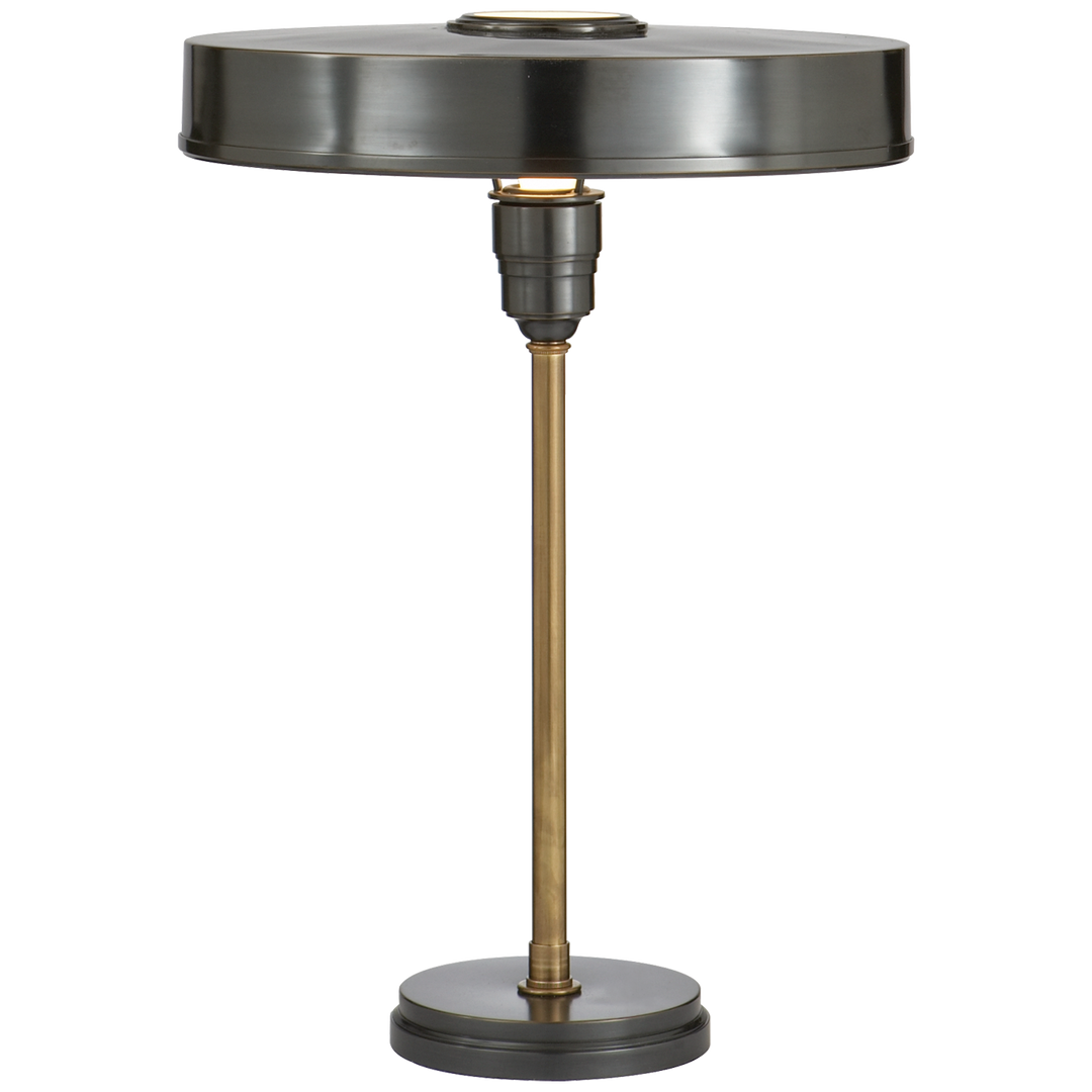 Carlo Table Lamp in Bronze and Hand-Rubbed Antique Brass