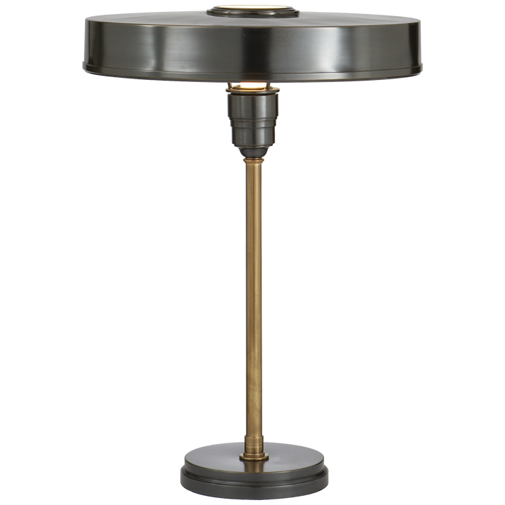 Carlo Table Lamp in Bronze and Hand-Rubbed Antique Brass