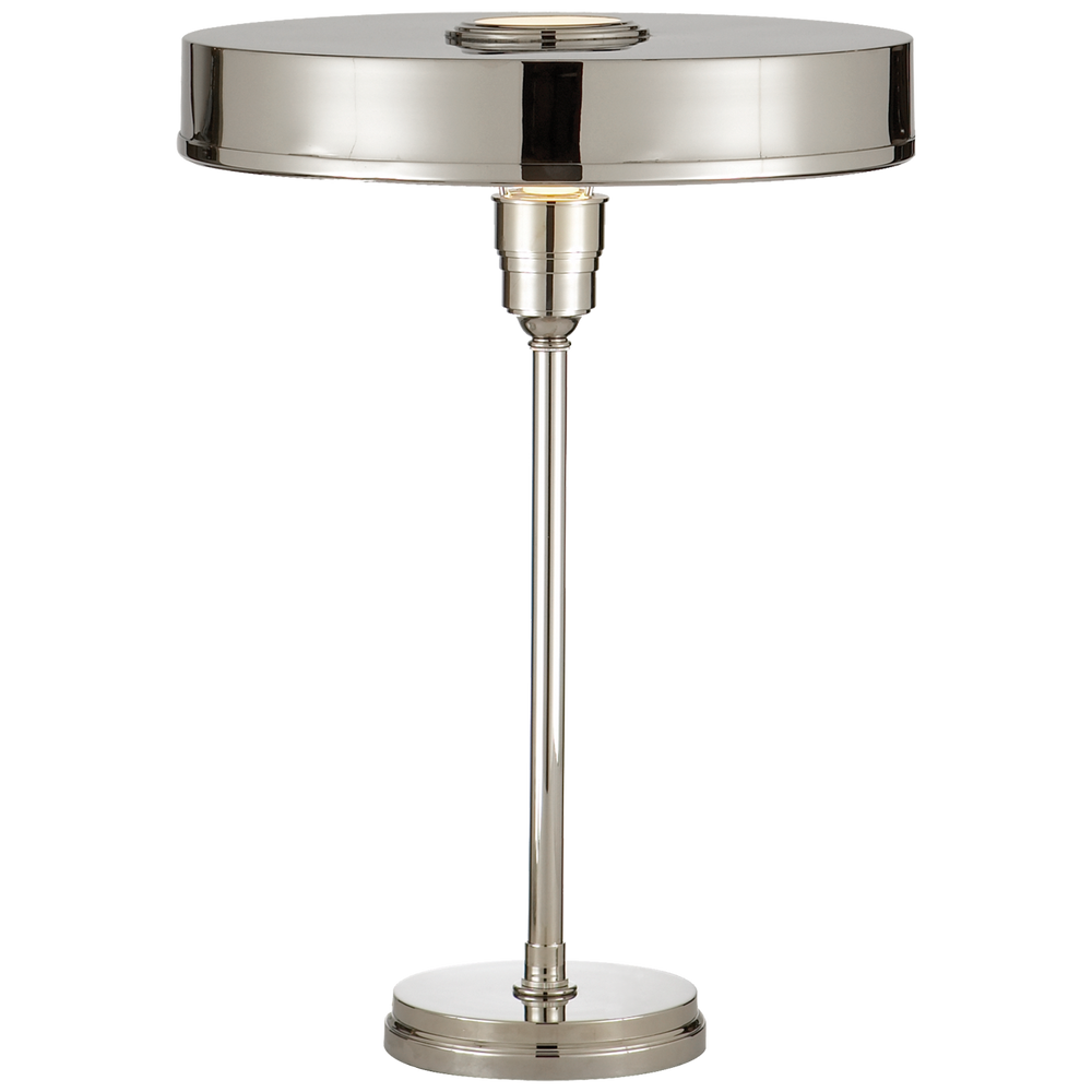 Carlo Table Lamp in Polished Nickel