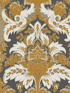Cole and Son Tapet Aldwych Black & Gold