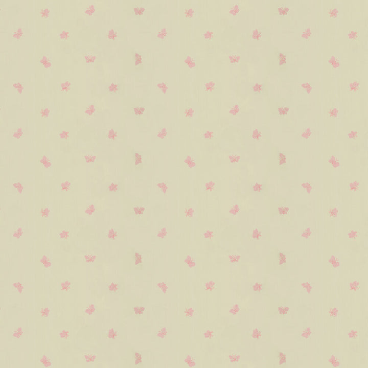 Cole and Son Tapet Peaseblossom Linen & Pink