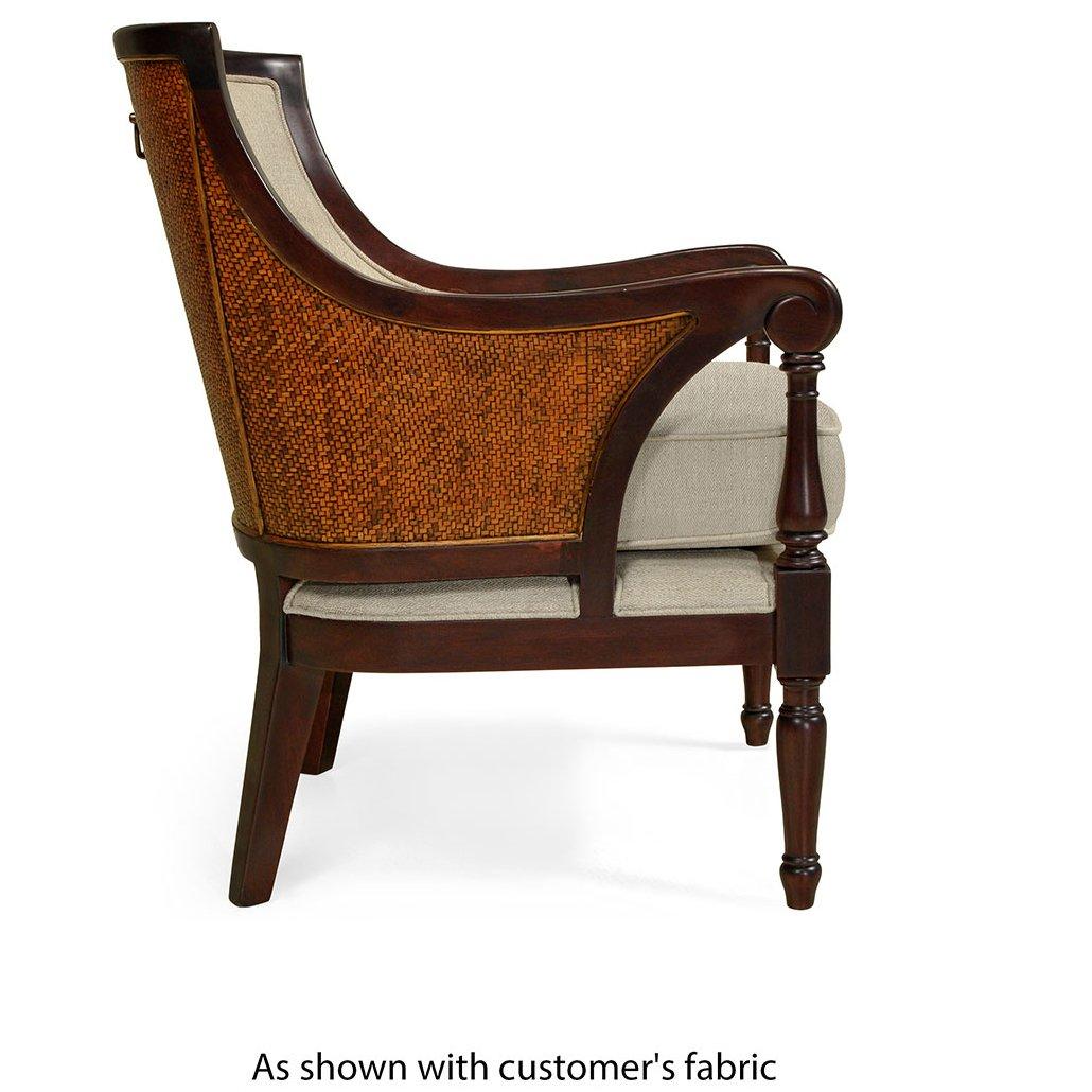 Curved Accent Chair Malaysian