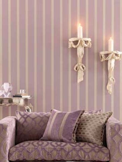 Osborne and Little Tapet Du Barry Stripe 05