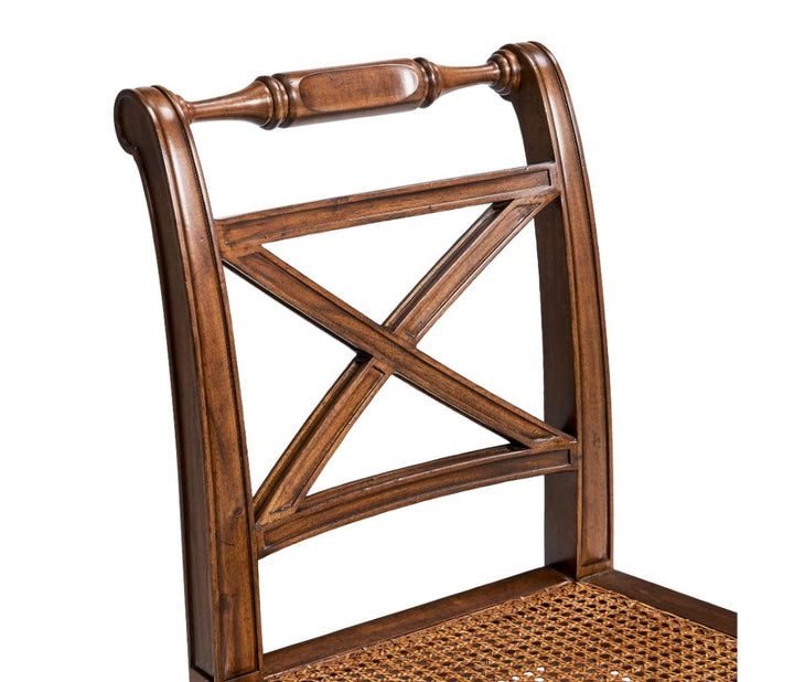Dining Side Chair Monarch with Cross Frame