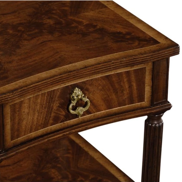 Regency Mahogany Bedside Table - Jonathan Charles