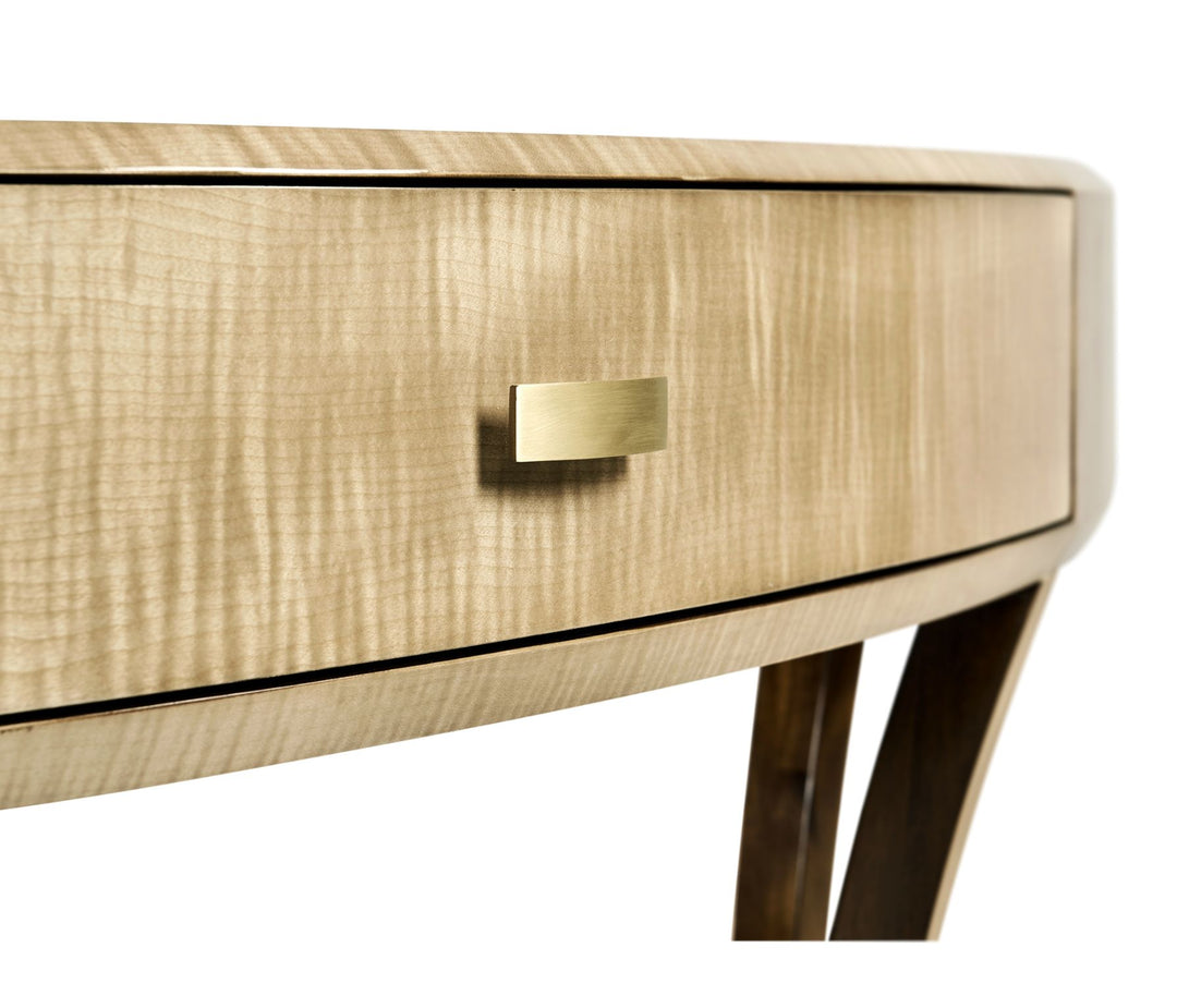 Demilune Console Table Art Deco Large