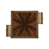 Mahogany William IV style gilded square coffee table