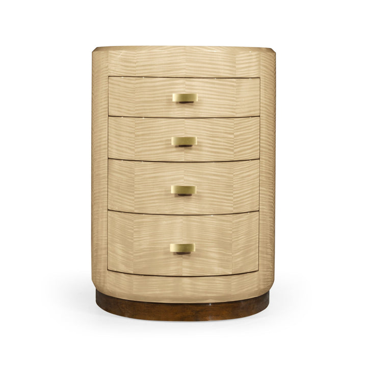 Oval Chest of Drawers Art Deco - Jonathan Charles