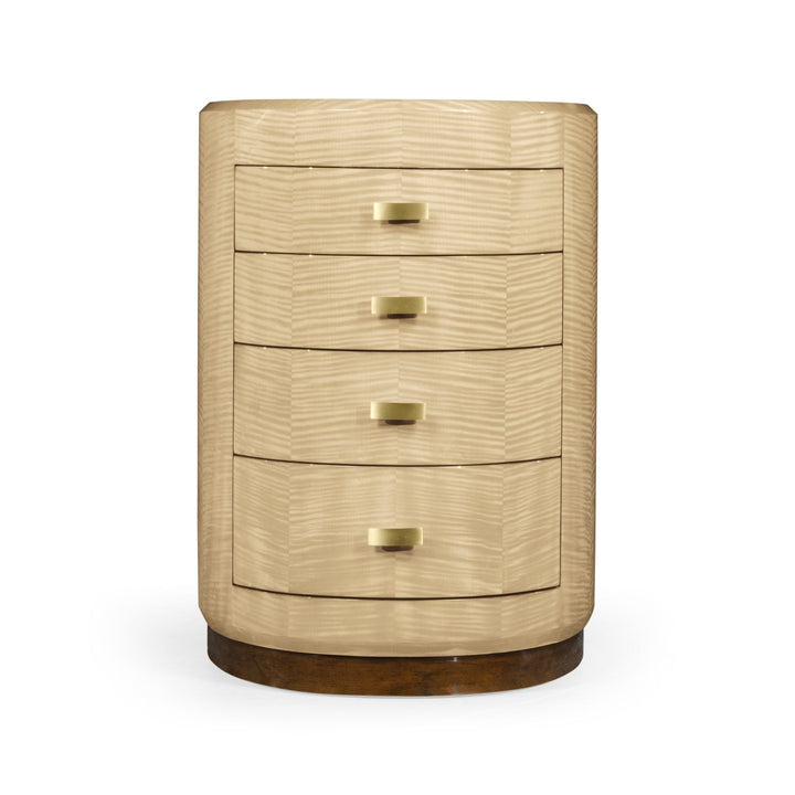 Oval Chest of Drawers Art Deco - Jonathan Charles