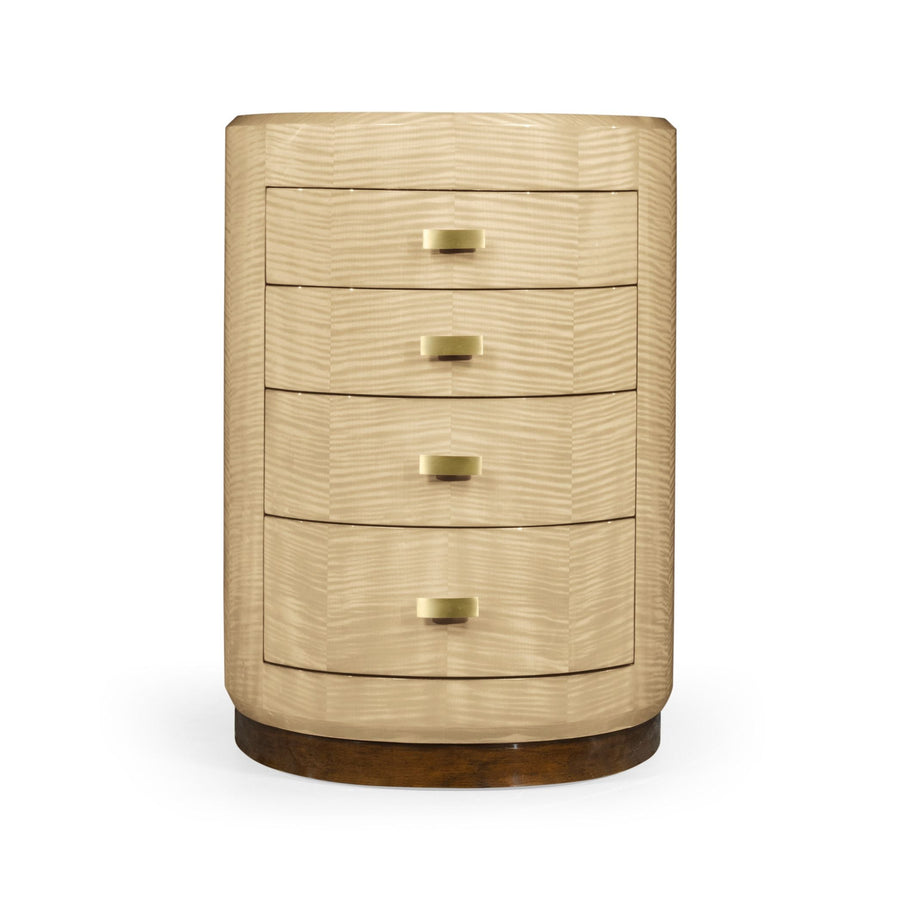 Ovalt byrå Art Deco