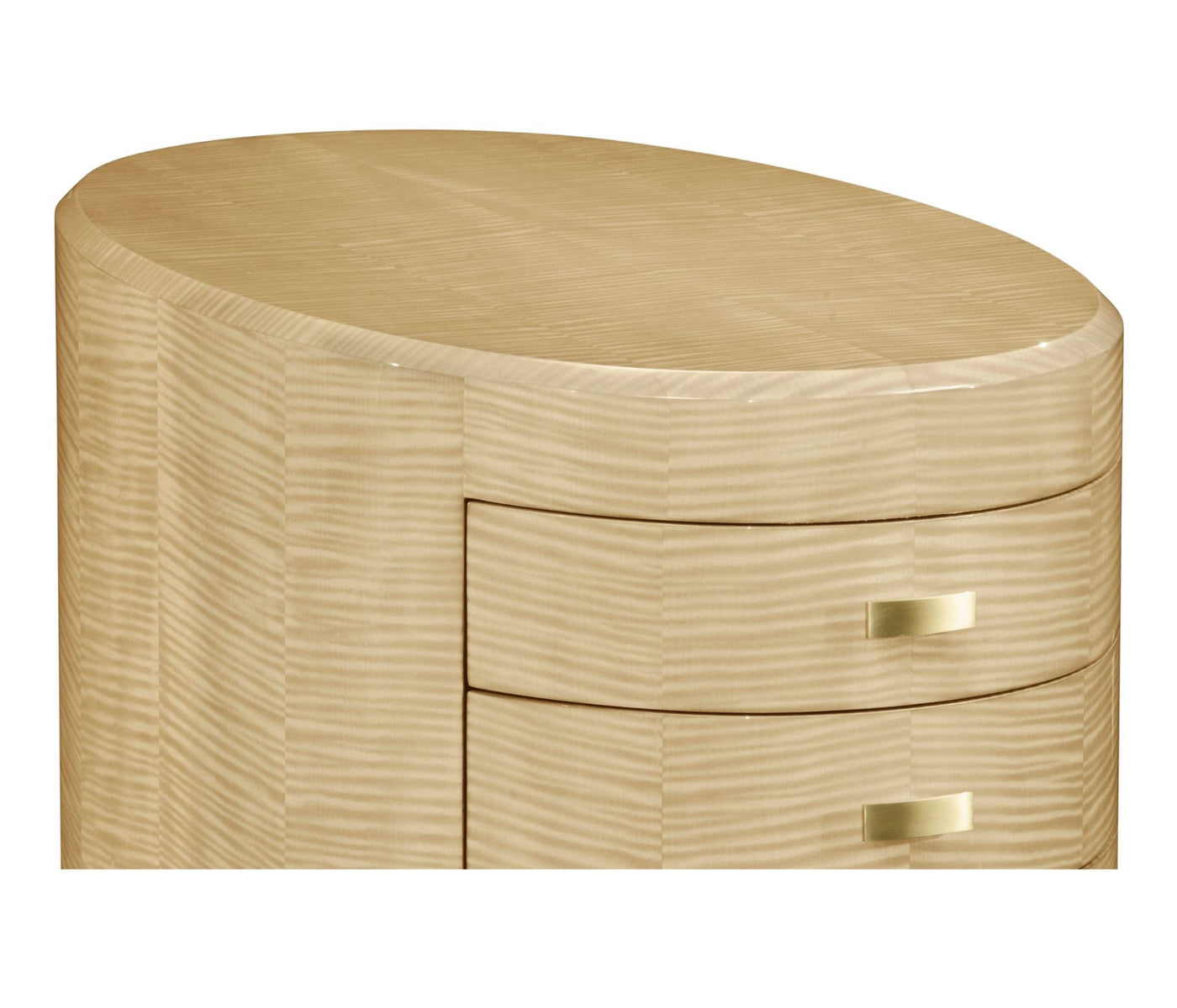 Oval Chest of Drawers Art Deco - Jonathan Charles