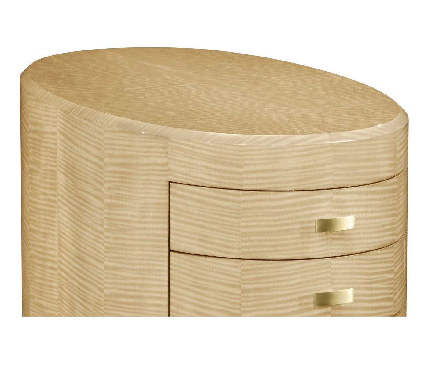 Oval Chest of Drawers Art Deco - Jonathan Charles