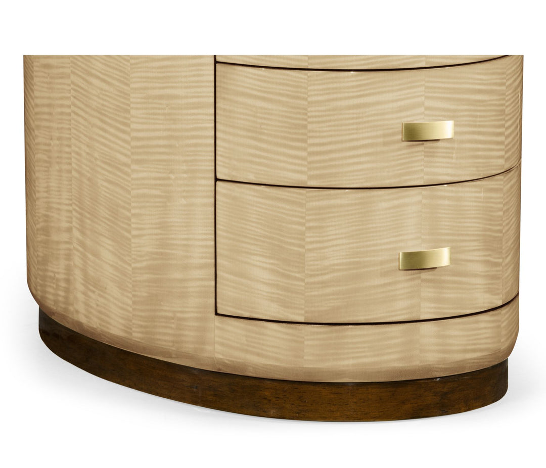 Ovalt Byrå Art Deco