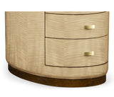 Oval Chest of Drawers Art Deco