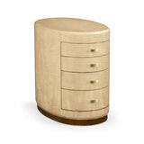 Oval Chest of Drawers Art Deco - Jonathan Charles