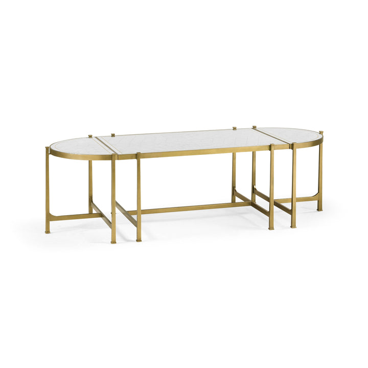 Bunching Coffee Table Trio Contemporary - Gilded
