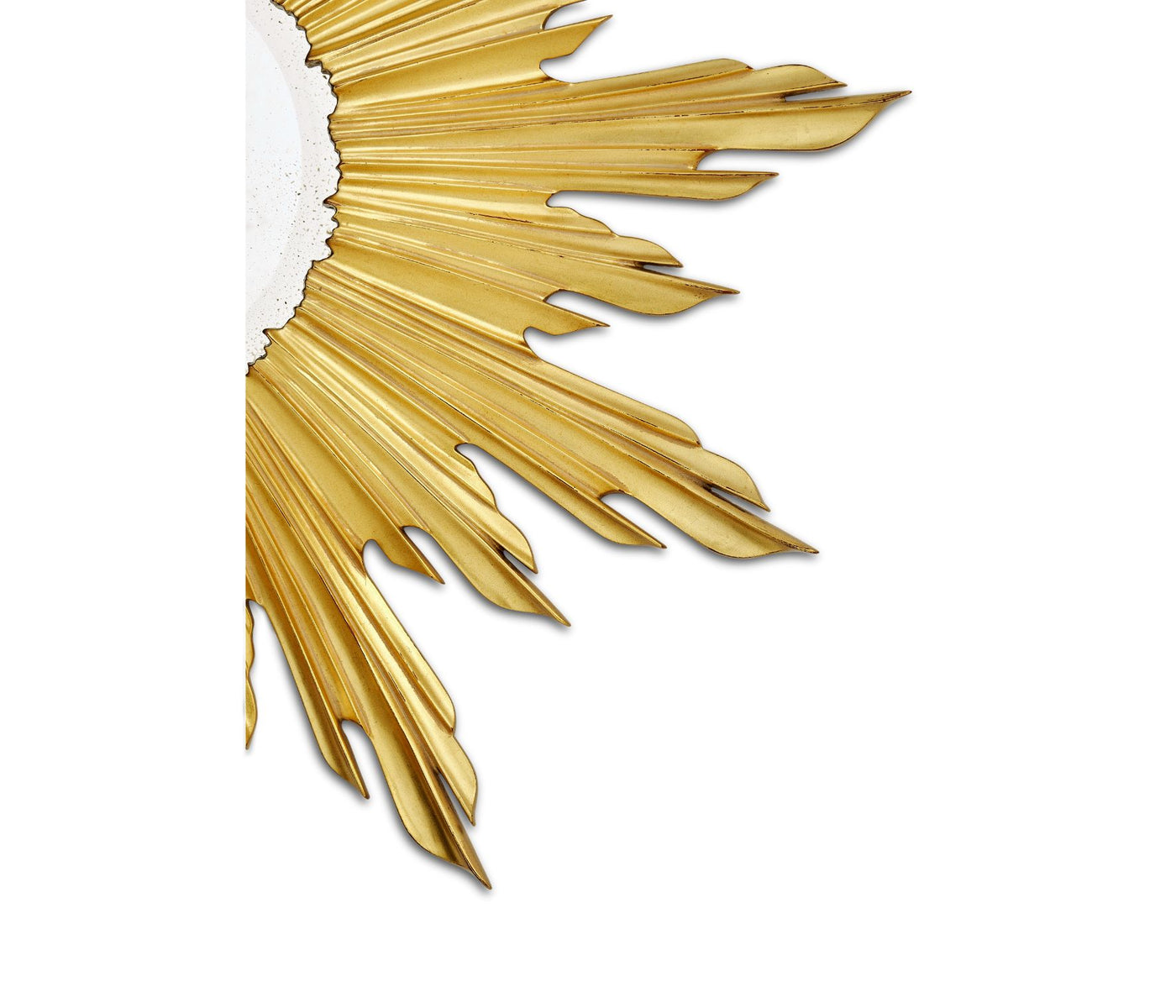 Small Wall Mirror Sunburst - Gold