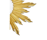 Small Wall Mirror Sunburst - Gold