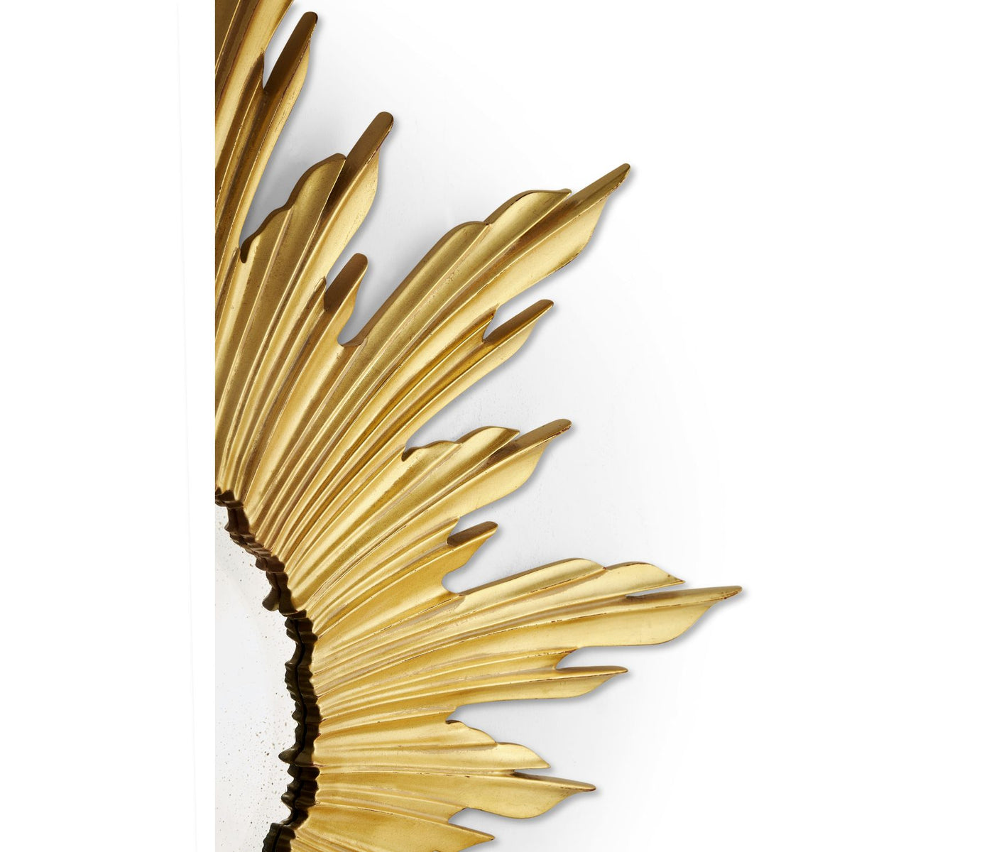 Small Wall Mirror Sunburst - Gold
