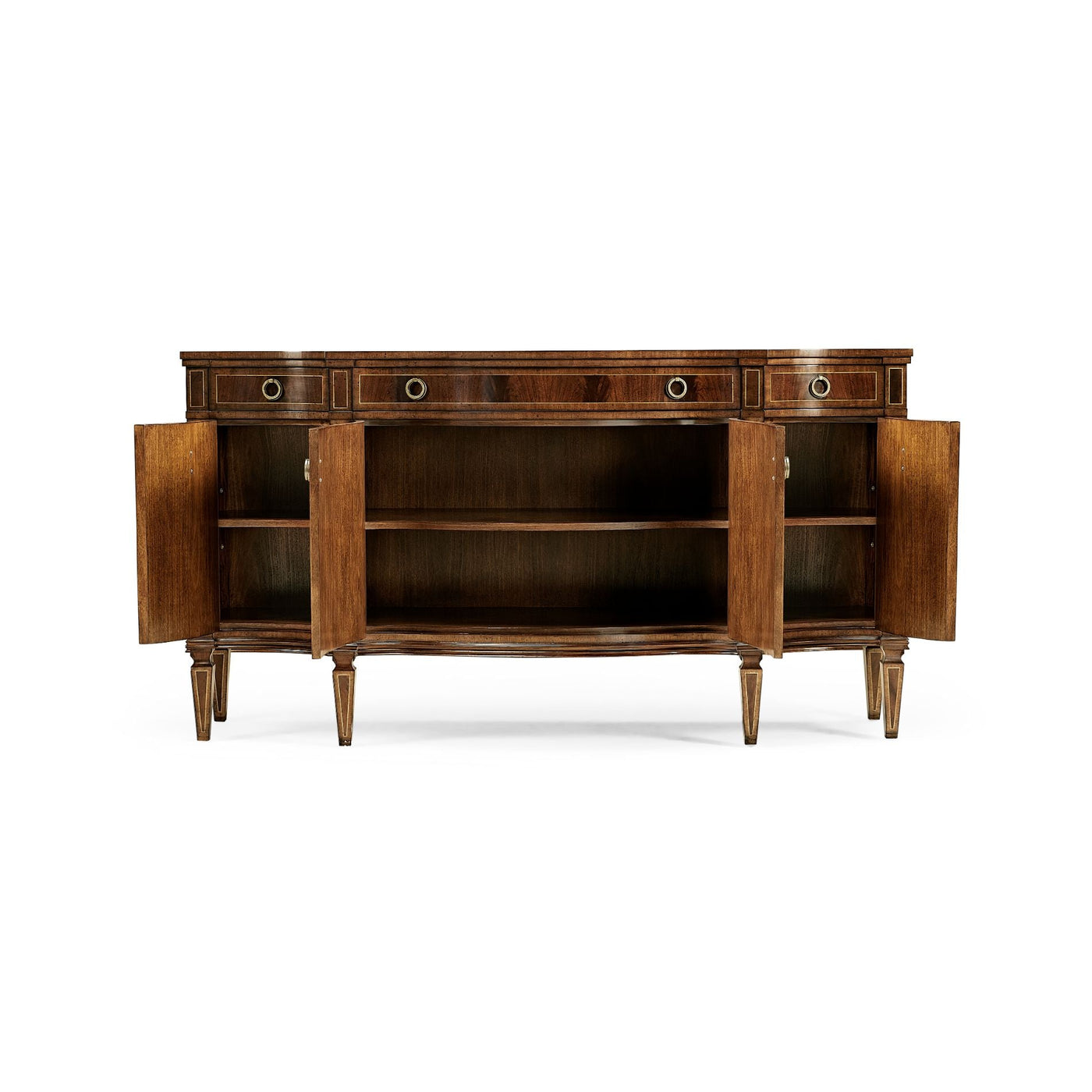 Buckingham Serpentine Mahogany Sideboard