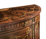 Sheraton Style Bowfront Light Mahogany Commode